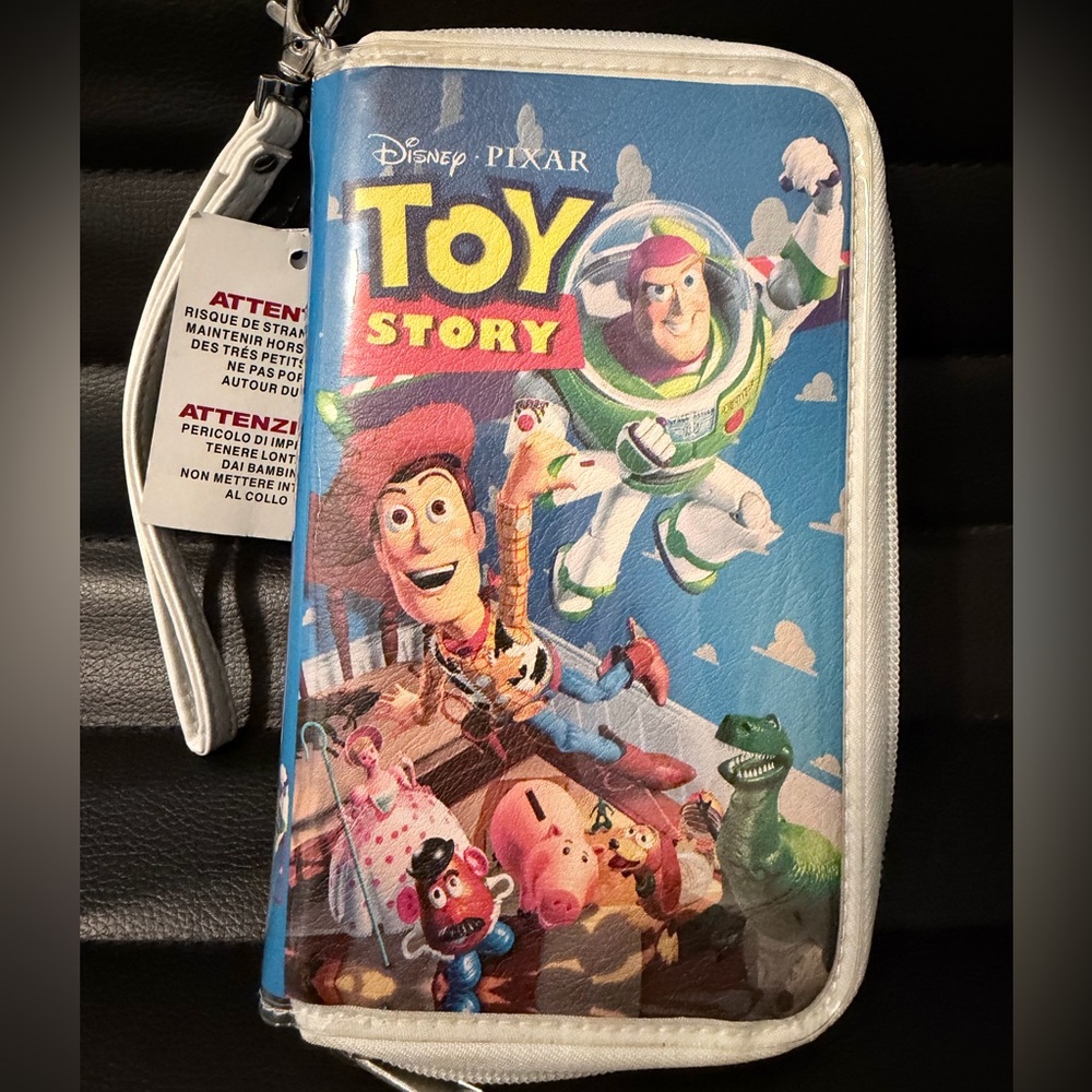 Disney Parks Toy Story VHS Zipper Wallet NWT